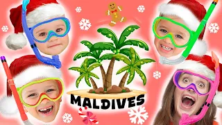 عيد الميلاد في جزر المالديف مع عائلة فلاد ونيكي