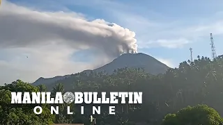 Timelapse of volcanic activity at Mt. Bulusan