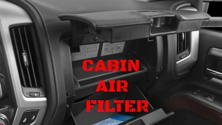 GMC Sierra/Chevy Silverado Cabin Air Filter Replacement (2014-2018)