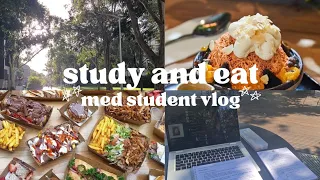 where to study and eat at monash // uni vlog #2