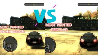 MOST WANTED REGULAR vs BLACK EDITION - NFS™ MOST WANTED 2005