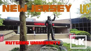 [4k] New Jersey, Rutgers University Virtual Tour, Camden Campus.