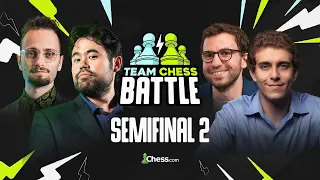 Hikaru/Levy v Hess/Naroditsky! Batman & Robin Of Chess Fight Commentator Duo! Team Chess Battle SF2