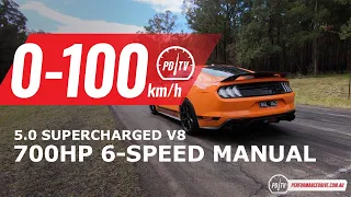 2020 Ford Mustang R-SPEC (700hp) 0-100km/h & engine sound