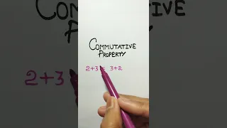 Commutative Property | Commutativity | Commutative Law