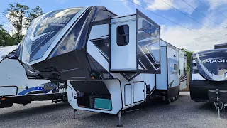 2024 Grand Design Momentum 397THS Fifth Wheel Toy Hauler - SOLD