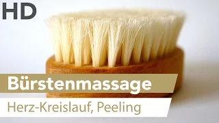 Stoffwechseltrick: So gut ist eine Bürstenmassage