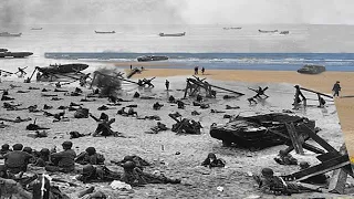 First wave at omaha beach | american soldiers #war #worldwar2 #armystatus