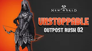NEW WORLD STEALING ENEMY OUTPOST! BOW/RAPIER! 1v1,1vX, Small Scale PVP!