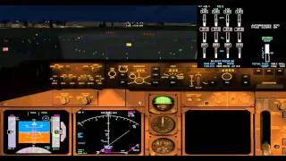 FSX PMDG 747 London to Zurich Professional Part 1