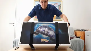 Review Unboxing FR - DeLorean 1/6 - HOT TOYS (with english subtitles)