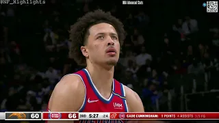 Cade Cunningham  12 PTS: All Possessions (2022-01-08)