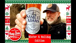 Sam Adams Holiday White Ale Beer Review Revisit 2022 by A Beer Snob's Cheap Brew Review