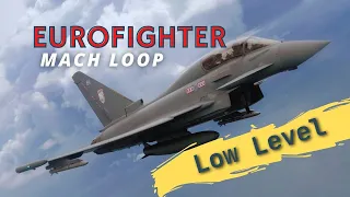 Typhoon MACH LOOP cockpit view - Eurofighter Low Level Action