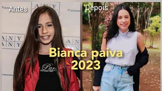 LUCIA DE CHIQUITITAS "BIANCA PAIVA" ANTES E DEPOIS 2023
