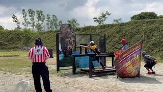 Bro Tecson in 2022 IPSC World Shoot at Pattaya, Thailand.