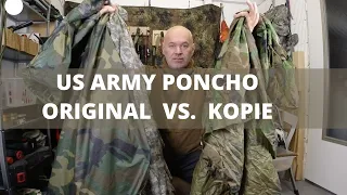 US Army Poncho - Original vs. Nachbau  4K