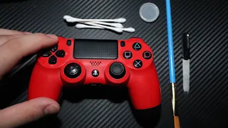 ASMR - detail cleaning 🧼 my PS4 controller🎮🫧(button sounds)