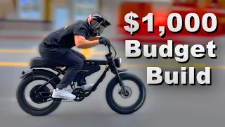 Best $1,000 Amazon E-Bike Build (+50mph!) // Yadea Trooper01