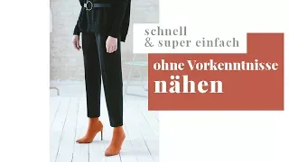 Step-by-step Nähanleitung für absolute Anfänger I Diese Hose kann wirklich jeder OHNE NÄHKURS nähen