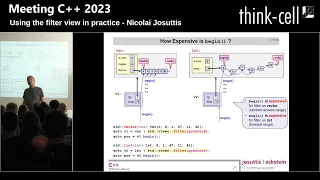 Using the filter view in practice - Nicolai Josuttis - Meeting C++ 2023