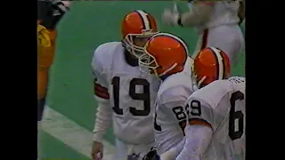 Cleveland Browns vs Pittsburgh Steelers (12-26-1987) "The Browns Beat The Steelers"