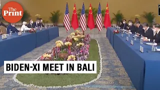 US President Joe Biden meets Xi Jinping on the sidelines of G20 summit in Bali