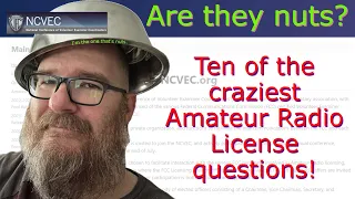 Ten craziest #Amateur #Radio #exam questions - NCVEC might have a sense of humor? #ham #study