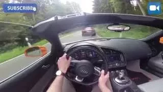 POV 606 HP Audi R8 5.2 FSI V10 Spyder MTM vs Audi R8 5.2 FSI V10 MTM Coupe