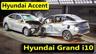 Hyundai Accent vs Hyundai Grand i10 - Car2Car Crash Test