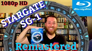 Stargate SG-1 TV Series Remastered 1080p HD Blu Ray Set Review / DVD Image Comparison / Unboxing