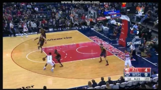 Can anyone score?! Bad 1st quarter - Washington Wizards vs. Atlanta Hawks - NBA 04/11/2016