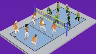 Capsule vidéo EPS: Volley-ball: Règlement simplifié et vocabulaire