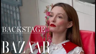 BACKSTAGE |  Как снималась апрельская обложка Harper's Bazaar c Одри Марне