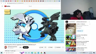 Reacting to: How Powerful is Every Legendary Pokemon CANONICALLY? #pokemon #nintendo #info