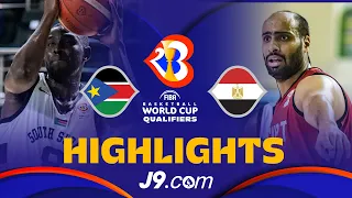 🇸🇸 South Sudan vs 🇪🇬 Egypt | J9 Basketball Highlights - #FIBAWC 2023 Qualifiers