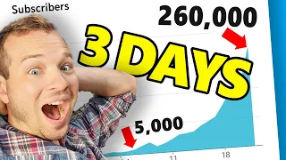 How To Gain 100,000 Subscribers In 3 days