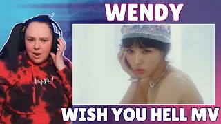 WENDY (웬디) | 'Wish You Hell' MV | REACTION (Red Velvet Deep Dive)