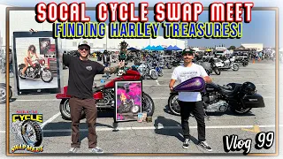 SoCal Swap Meet - Finding Harley Treasures! - Vlog 99