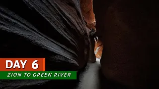 DAY 6: Sandy Walk to and thru Peekaboo Slot | Zion to Green River Hike VLOG