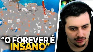 GABE REAGE Quebrando um CONTINENTE INTEIRO do Minecraft!! - Forever Mapa 3