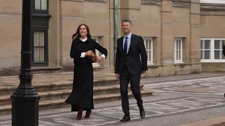 Danish royal couple open exhibit dedicated to Frederik’s X path to throne