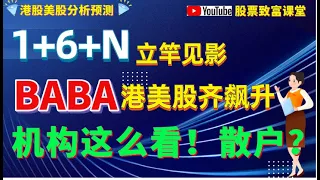 【港股美股分析預測】｜🤔港股再次站上年線，能站穩吗？💥“一拆六”立竿見影 阿裏巴巴港美股齊飆升！機構都這麼看，散戶呢？🤔騰訊出大招了！💥比亞迪業績大好！  #恆指 #騰訊#baba #比亞迪#nio