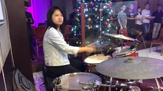 O COME ALL YE FAITHFUL - DRUM CAM by Tenny Clemenstine