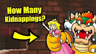 How Many Times Did Bowser Kidnap Peach?