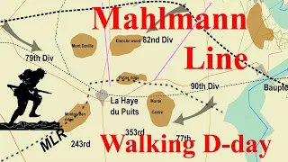 The Mahlmann Line. The US breakout from the Cherbourg peninsula during the battle of normandy.