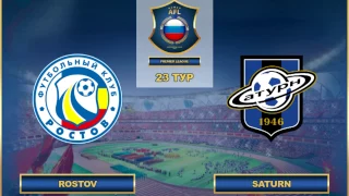 AFL. Russia. Premier League. 23 Tour. Rostov - Saturn