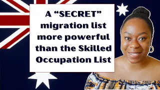 This "SECRET" list is MORE POWERFUL than the Skilled Occupation List for Australia migration.