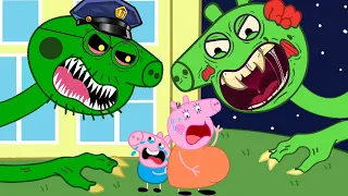 ZOMBIE APOCALYPSE - PEPPA SAVE IN THE CITY PIG ?? | Peppa Pig Funny Animation