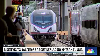 President Biden and Gov. Moore to Discuss Amtrak Tunnel in Baltimore | NBC4 Washington
